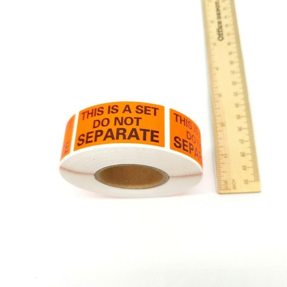 This Is a Set Do Not Separate Stickers FBA Shipping Supplies 500 Piece Roll - Picture 7 of 8